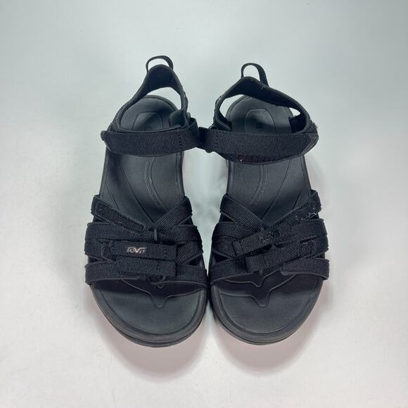 Teva Tirra Black Outdoor Adjustable Strap Hiking Sandals 4266 Women's Size 9 - Picture 3 of 9